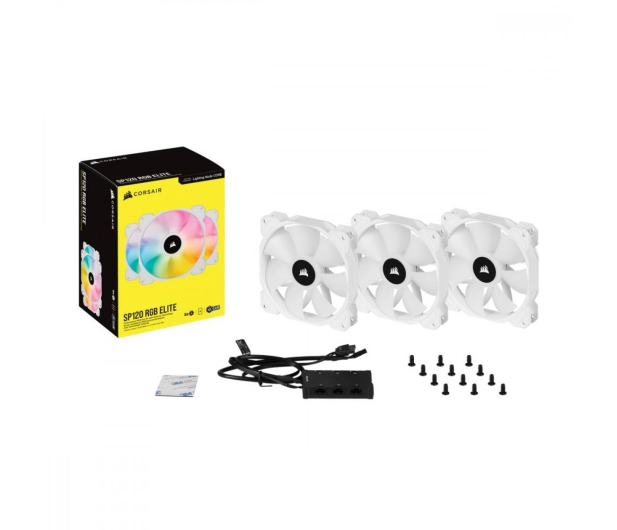 Corsair iCUE SP120 RGB ELITE PWM Triple Pack 3x120mm - 1134752 - zdjęcie 9
